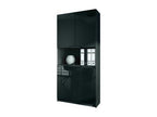 Black Wardrobe, 82 x 184 x 37 cm