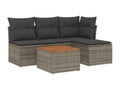 Gray Woven Resin Wicker Outdoor Furniture Set - dlz1766585590119