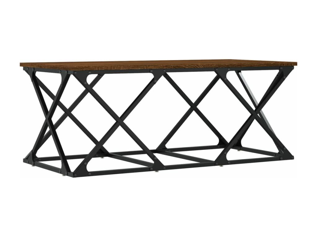 Brown Engineered Wood Coffee Table, 100 x 49 x 40 cm