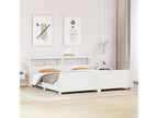 White Solid Wood Mattress, 200 x 200 cm