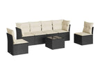 Black Woven Resin Wicker Outdoor Furniture Set - dlz1766585809139