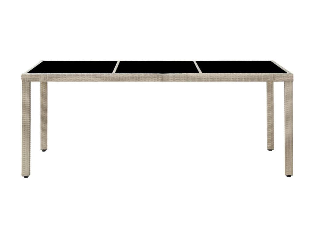 Natural Woven Resin Wicker Outdoor Furniture Set