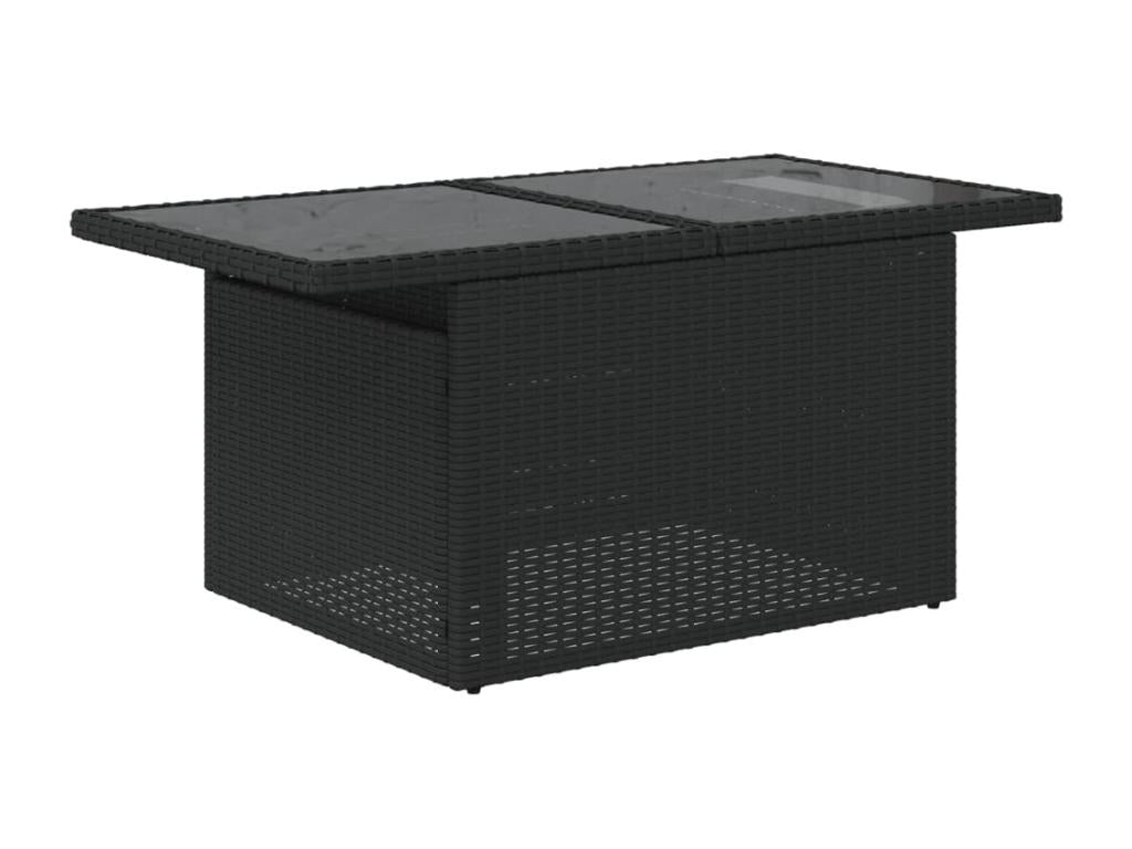 Black Woven Resin Wicker Outdoor Furniture Set - dlz1766585197974