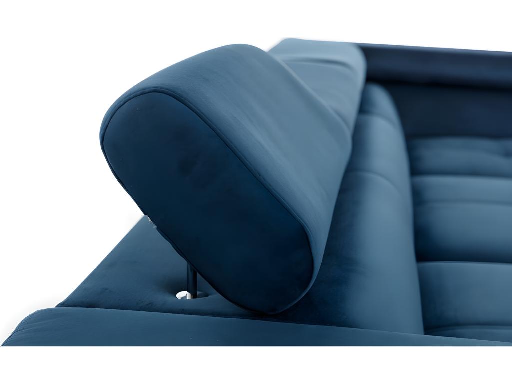 Blue Fabric Sofa Bed