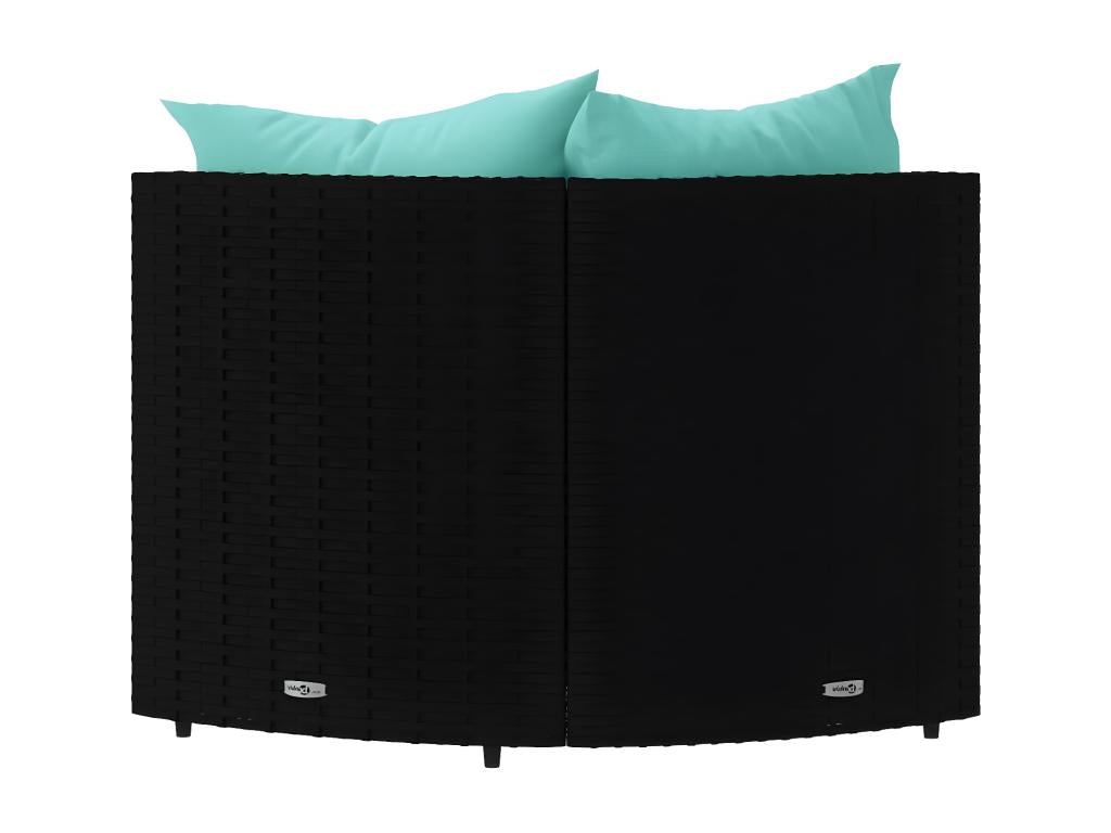 Black Woven Resin Wicker Home Furniture - dlz1766585378126