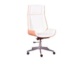 White Faux Leather Chair - dlz1766586030655