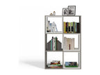 Gray Bookcase, 110 x 30 x 75 cm