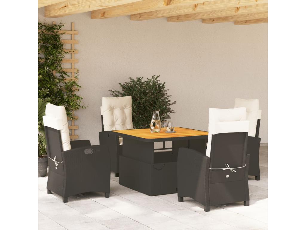 Black Woven Resin Wicker Home Furniture - dlz1766585920517