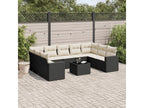 Black Woven Resin Wicker Outdoor Furniture Set - dlz1766585138401