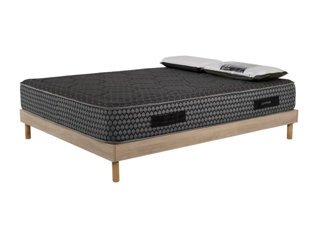 Black Oak Wood Mattress, 140 x 190 cm