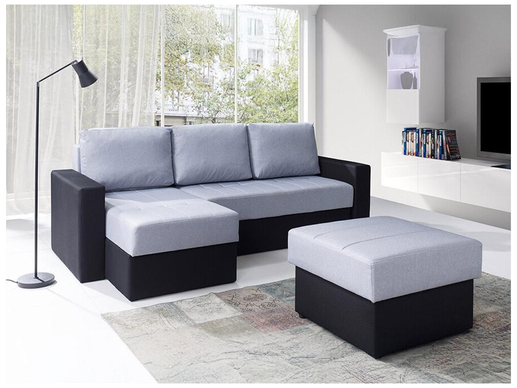 Gray Sofa, 233 x 140 x 79 cm