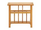 Brown Oak Wood Side Table