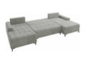 Gray Sofa, 337 x 168 x 92 cm