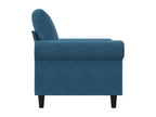 Blue Velvet Accent Chair