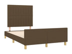Brown Fabric Bed Frame, 120 x 200 cm
