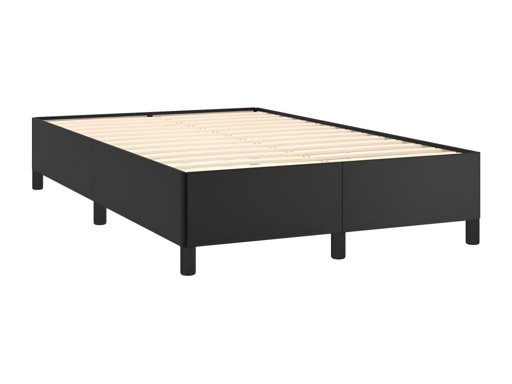 Black Faux Leather Mattress, 120 x 190 cm