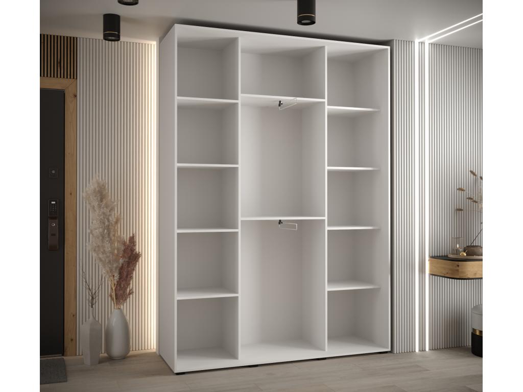 White Wardrobe, 180 x 45 x 235.2 cm