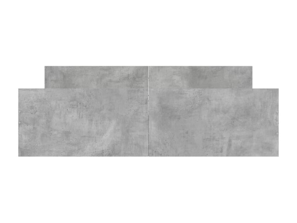 Gray Bed Frame, 160 x 200 cm