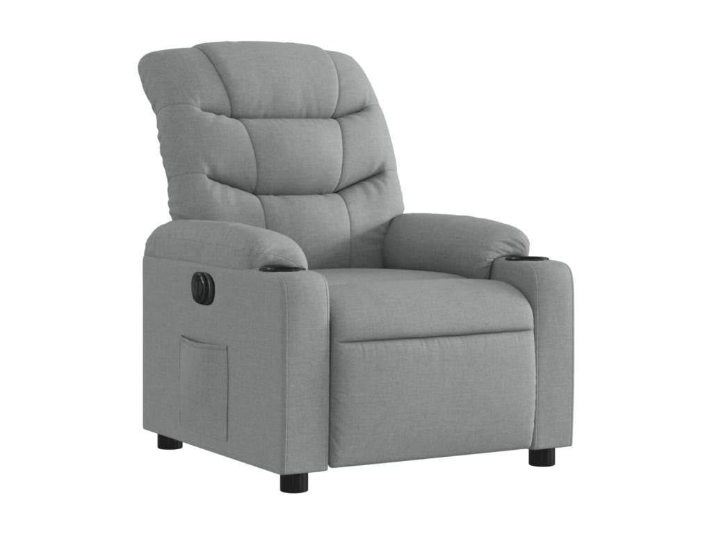 Gray Fabric Accent Chair