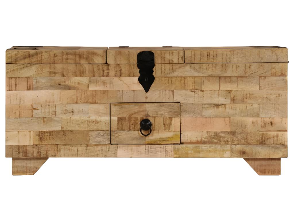 Brown Coffee Table, 80 x 40 x 35 cm