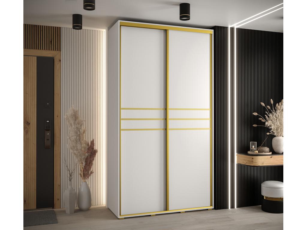 White Wardrobe, 140 x 60 x 235.2 cm