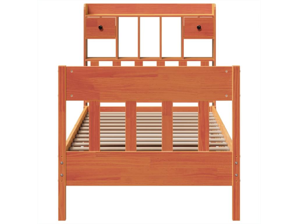 Brown Pine Wood Mattress, 90 x 200 cm