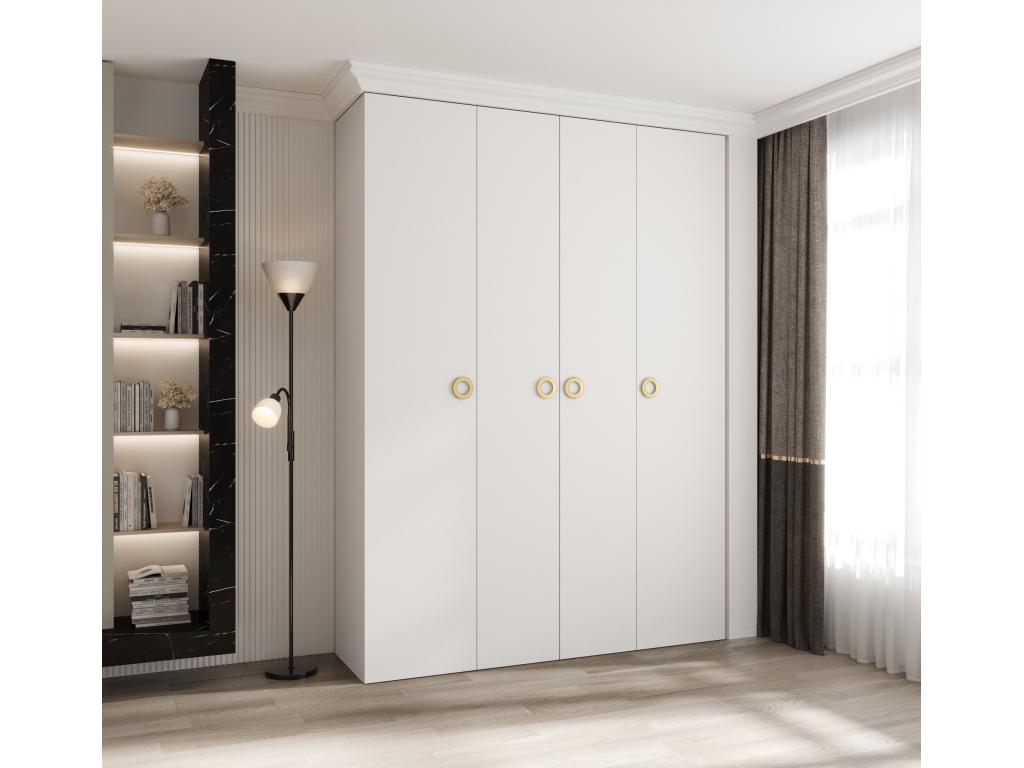 White Wardrobe, 180 x 50 x 245.5 cm