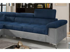 Blue Fabric Sofa Bed