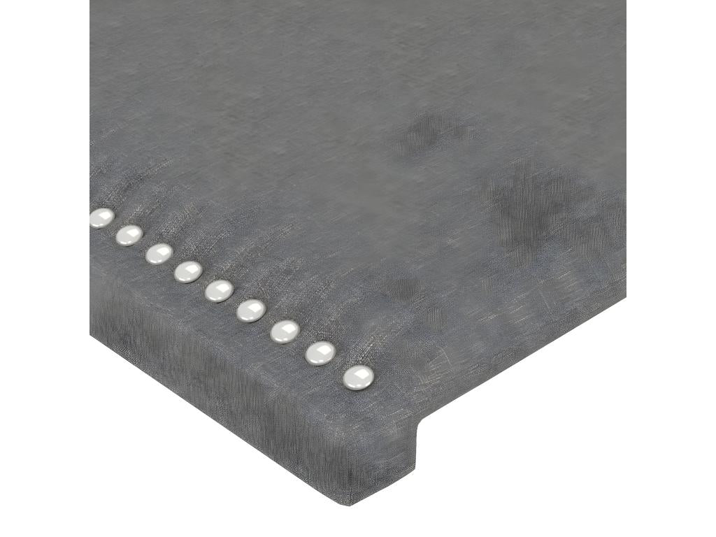 Gray Fabric Bed, 80 x 5 x 78 cm