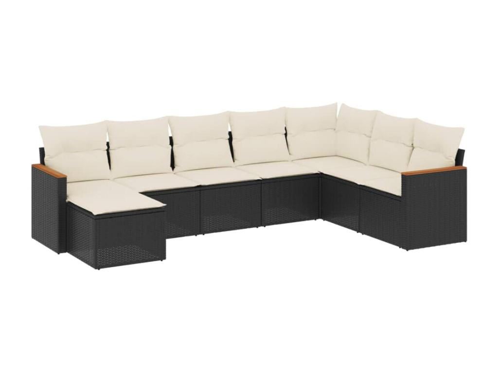 Black Woven Resin Wicker Outdoor Furniture Set - dlz1766586043049