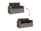Gray Woven Resin Wicker Outdoor Furniture Set - dlz1766585935568