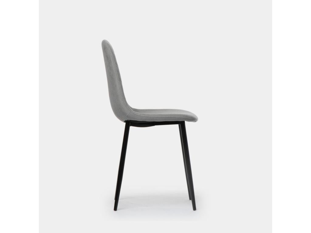 Gray Fabric Chair, 45 x 86 cm