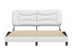 White Faux Leather Mattress, 160 x 200 cm