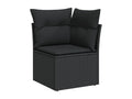 Black Woven Resin Wicker Outdoor Furniture Set - dlz1766586009393