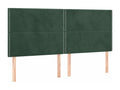 Green Velvet Bed, 90 x 5 x 78 cm
