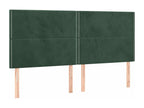 Green Velvet Bed, 90 x 5 x 78 cm