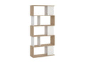 Beige Oak Wood Bookcase, 80 x 30 cm