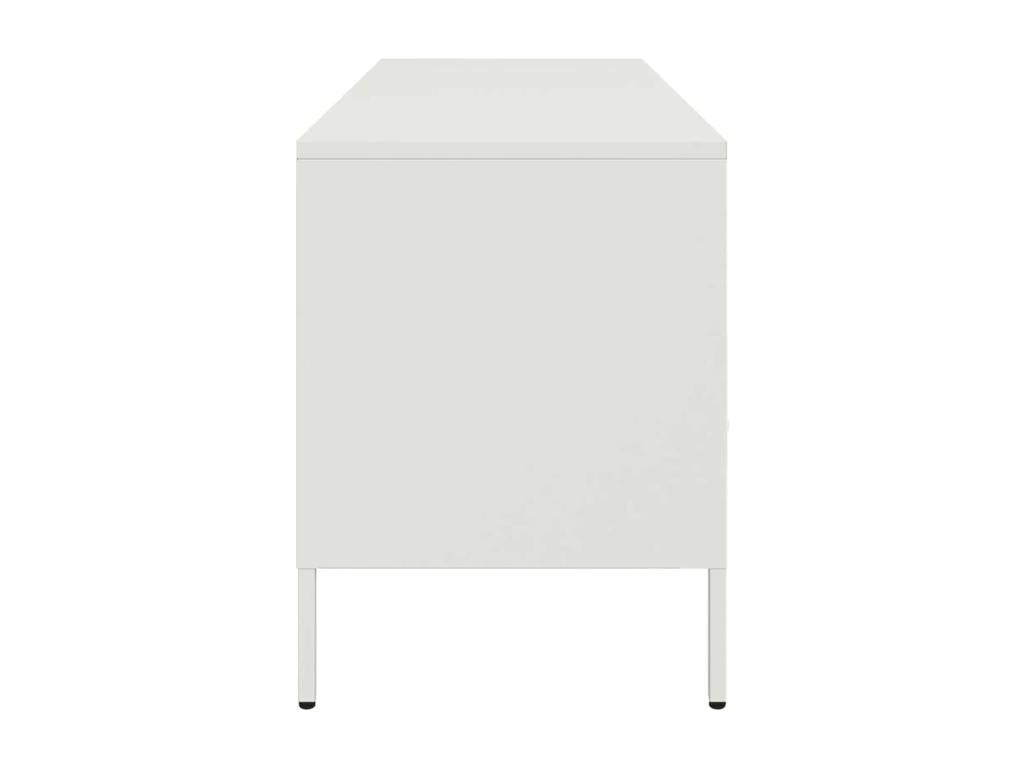 White TV Stand, 100.5 x 39 x 50.5 cm