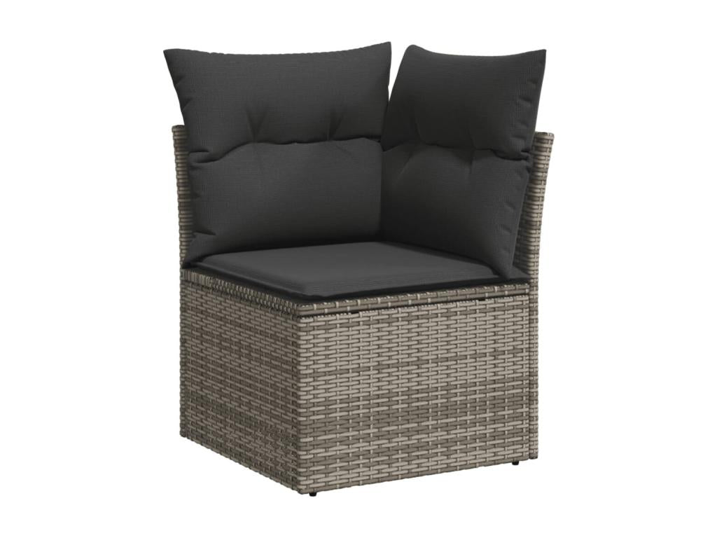 Gray Woven Resin Wicker Outdoor Furniture Set - dlz1766585504839