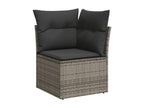 Gray Woven Resin Wicker Outdoor Furniture Set - dlz1766585504839