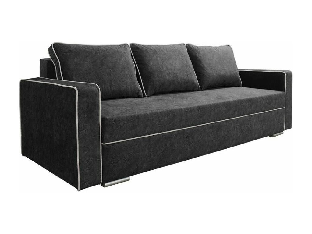 Gray Sofa Bed, 91 x 230 x 92 cm