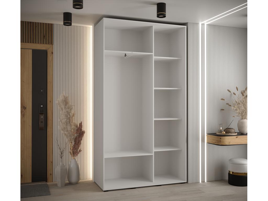 White Wardrobe, 140 x 45 x 235.2 cm