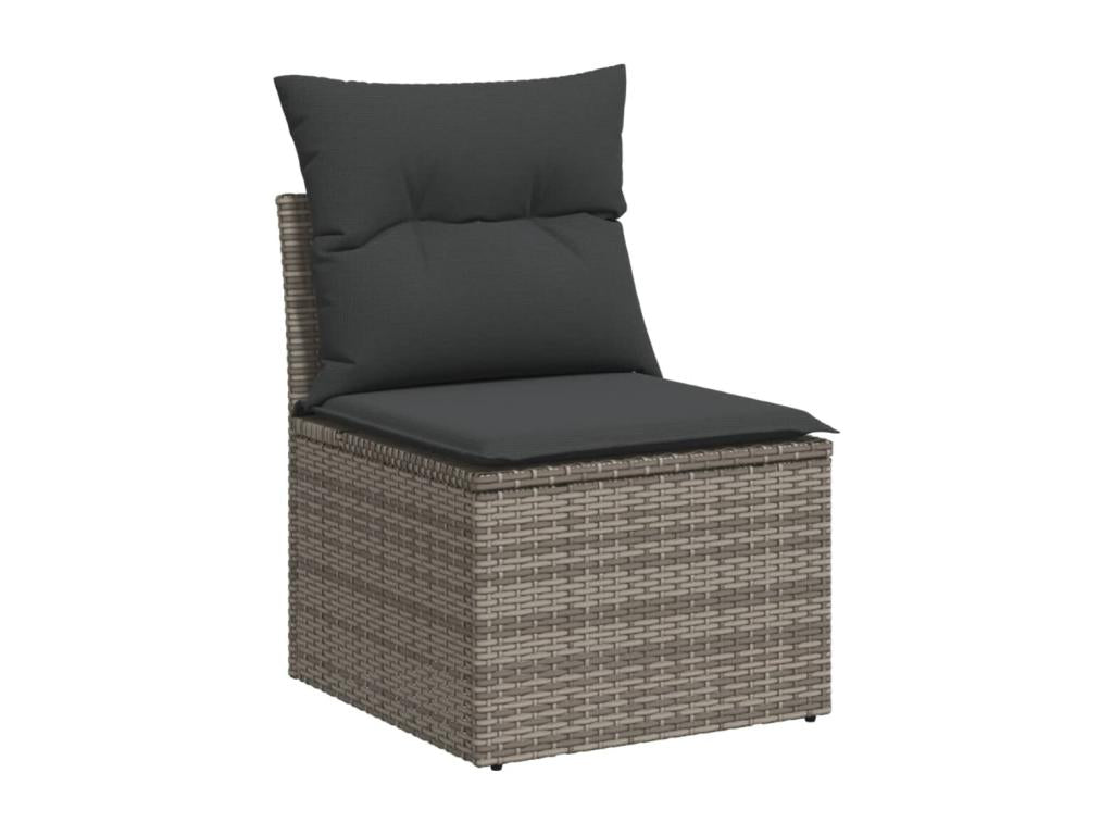 Gray Woven Resin Wicker Outdoor Furniture Set - dlz1766585774245