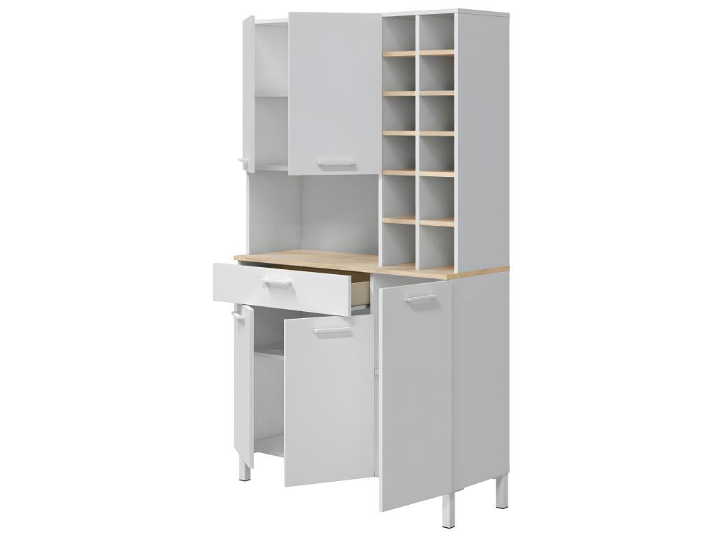 White Oak Wood Sideboard