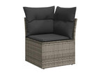 Gray Woven Resin Wicker Outdoor Furniture Set - dlz1766585525820