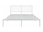 White Metal Bed, 160 x 200 cm