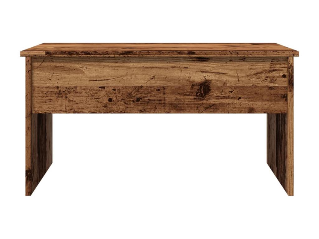 Brown Engineered Wood Coffee Table, 80 x 50.5 x 41.5 cm