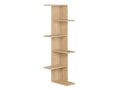 Natural Oak Wood Bookcase