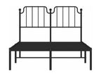 Black Metal Bed Frame, 120 x 190 cm