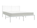 White Metal Bed, 160 x 200 cm